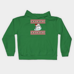 Penguin Christmas Sweater 2 Kids Hoodie